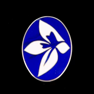 Blue and White Flower - 1969